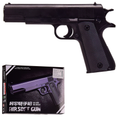 Пистолет 268A (120шт/2) пульки,в кор. 20*15*3.5 см, р-р игрушки – 19 см(КИ)