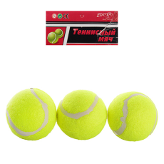 Тенісні м'ячі MS 0234 (240шт) 6см, 3шт у кульку, 11-24-6см