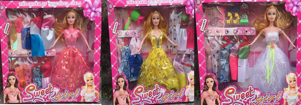 Лялька арт.YX003A-C-D (72шт/2) 3 види, з аксесуарами, з вбранням, короб. 32.5*4.5*32 см(КІ)