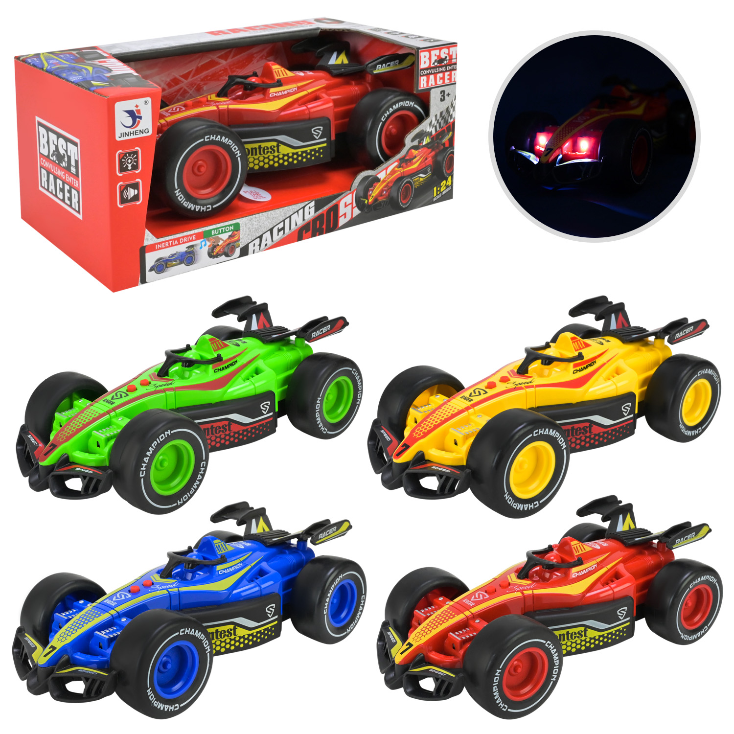 Машина арт. 1189-71 (48шт/2) батар.,свiтло,звук,у короб.24*13*10,5см(КІ)