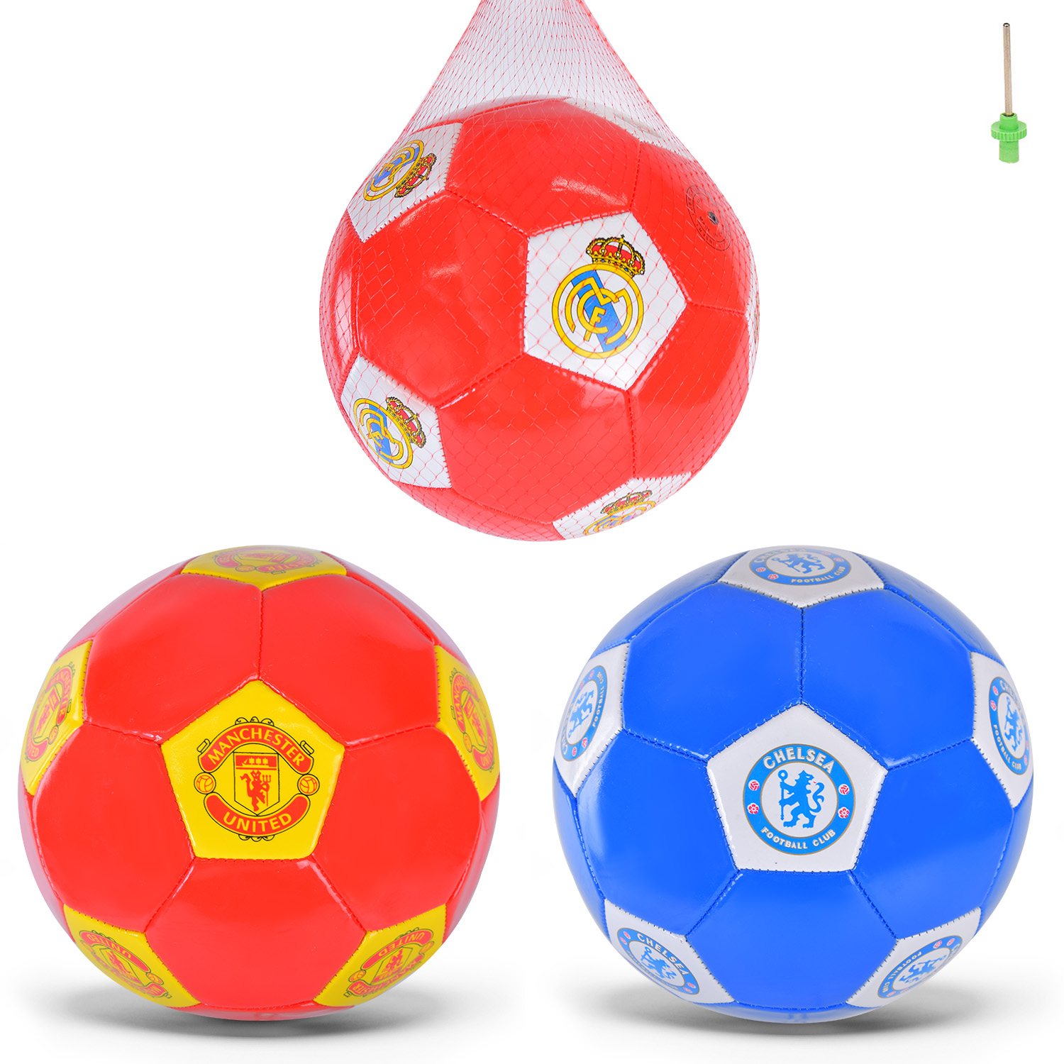 М'яч футбольний арт. YW0244 (50шт) №5, 270 грам, PVC,MIX 3 види,(КІ)