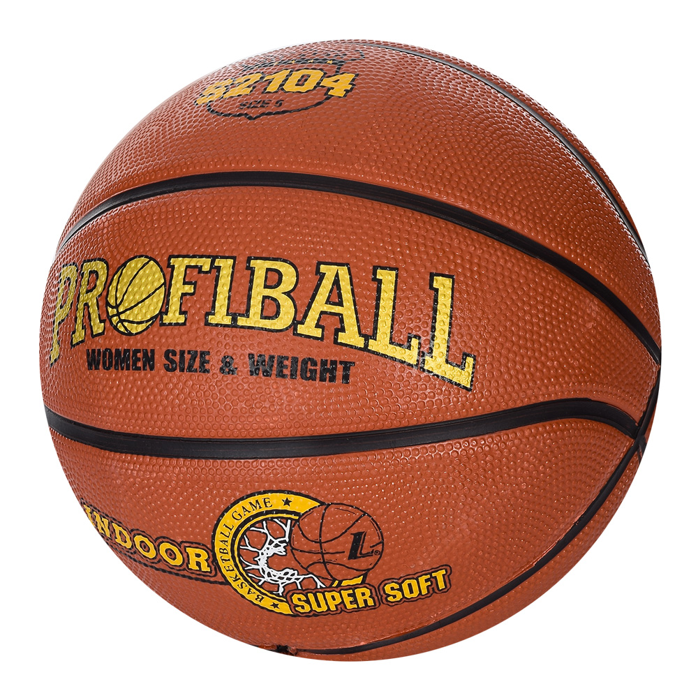М'яч баскетбольний EN-S 2104 (20шт) розмір 5, малюнок-друк, 460-500г, у кульку,