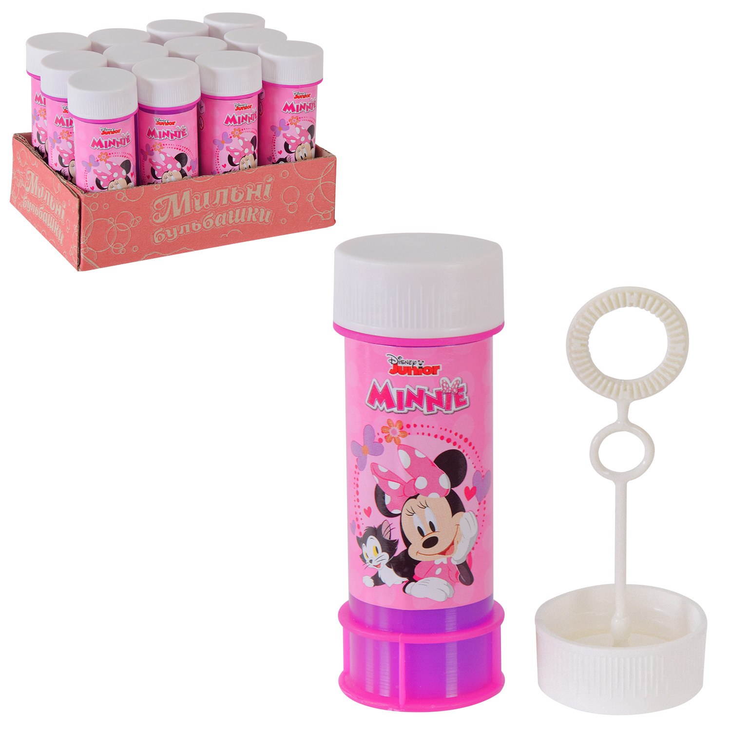 Мильні бульбашки арт. KC-0078-Minnie (288шт) Minnie у поддоні 12 шт(КІ)