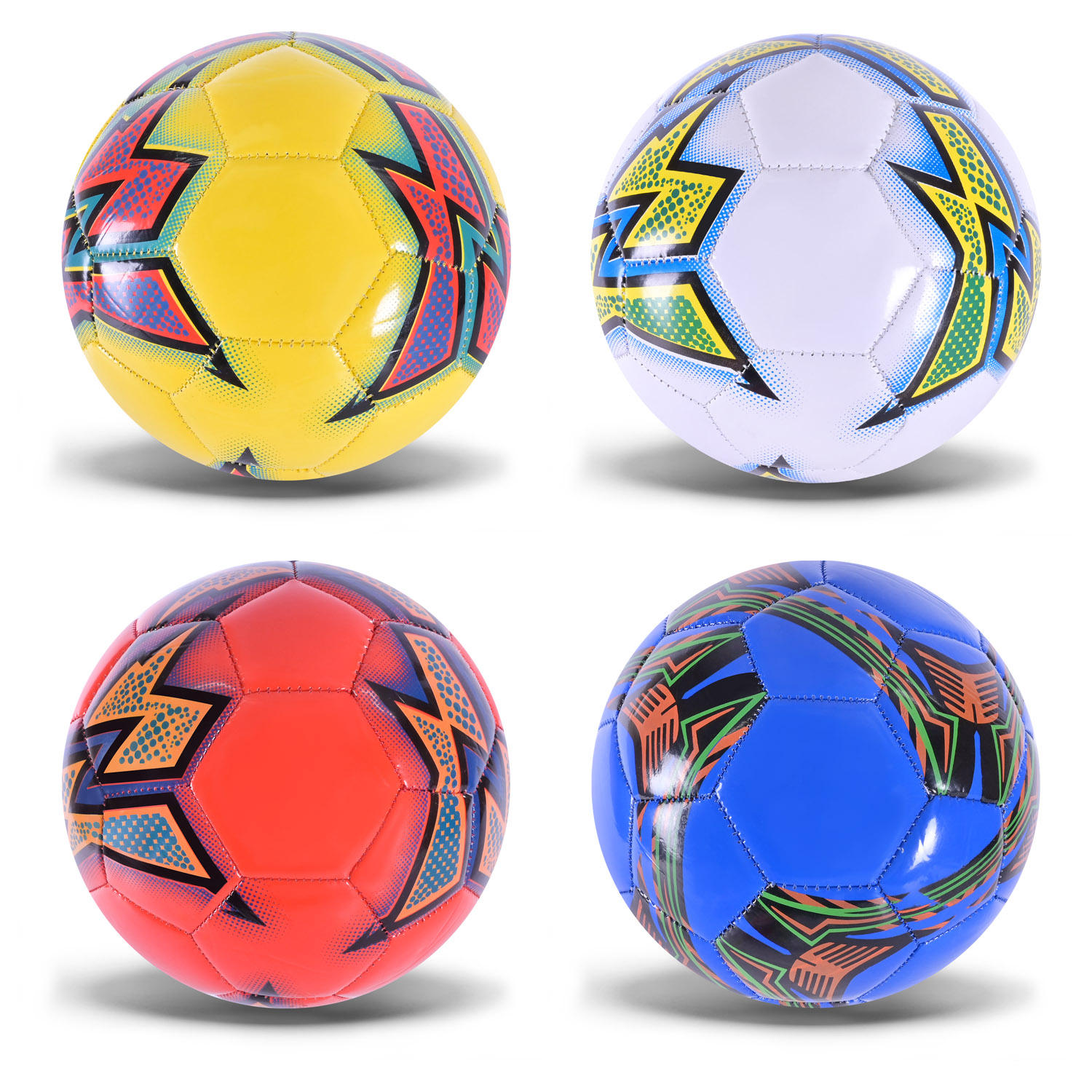 М'яч футбольний  арт. FB24367 (100шт) №3, PVC 150 грамів, 4 кольори(КІ)