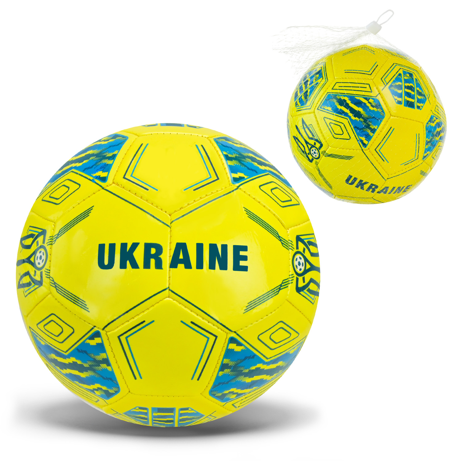 М'яч футбольний арт. FU2581 (100шт)  №5, PVC 280 гр(КІ)