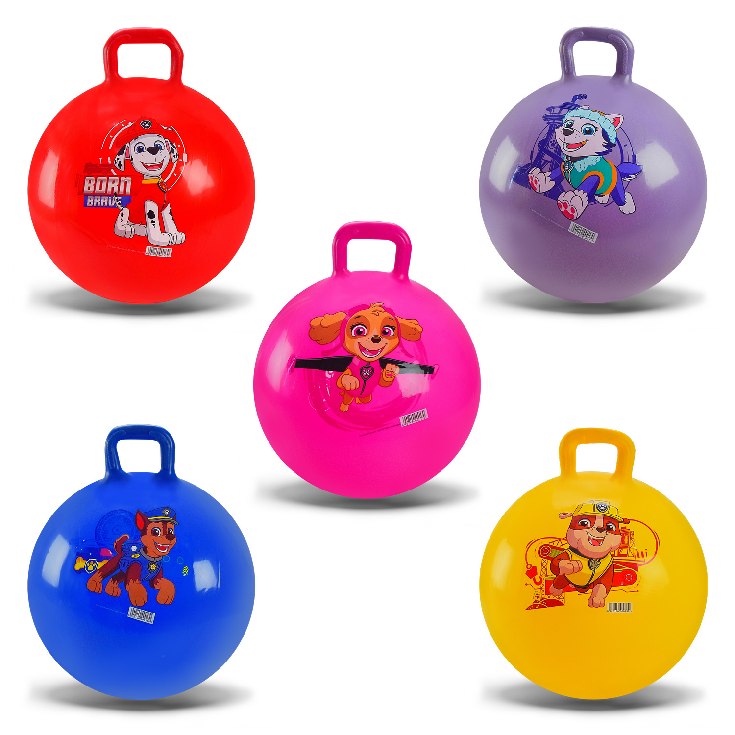 М'яч для фітнесу PB2117 (40 шт) Paw Patrol 65 см гирі 6 видів(КІ)