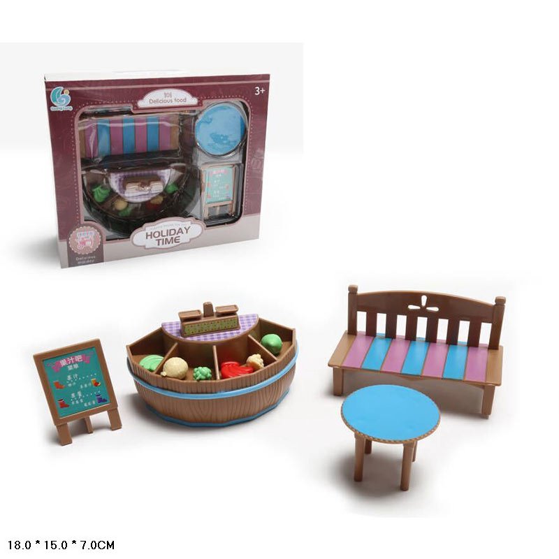 Меблі арт. 904 (120шт/2)   кафе, аксес короб. 18*15*5,5(КІ)