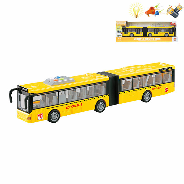 Автобус на батар. WY913A (18) 48*16,5*11см