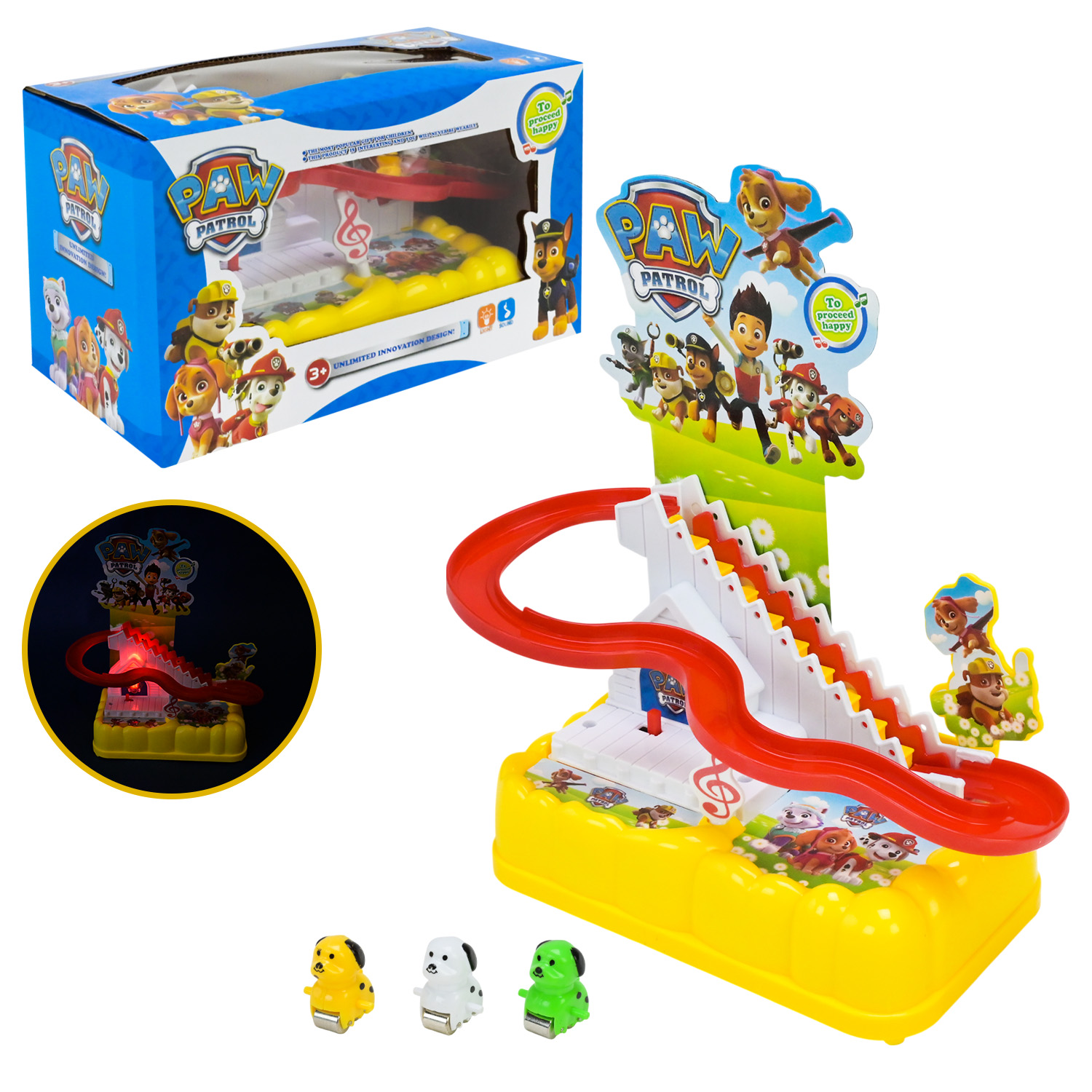 Трек арт. 0912J (96шт/2) світло,звук, короб. 19*9,5*11 см(КІ)