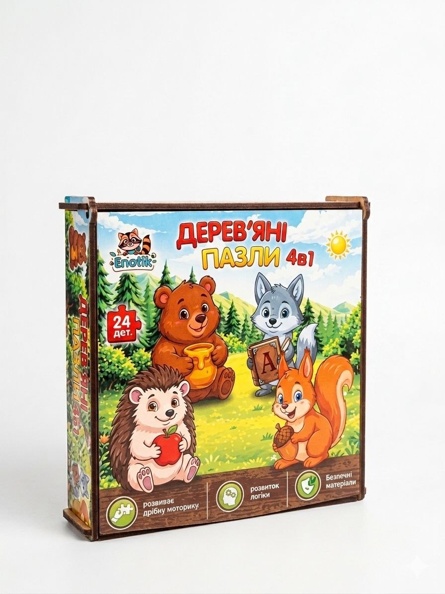 Дерев'яний пазл 