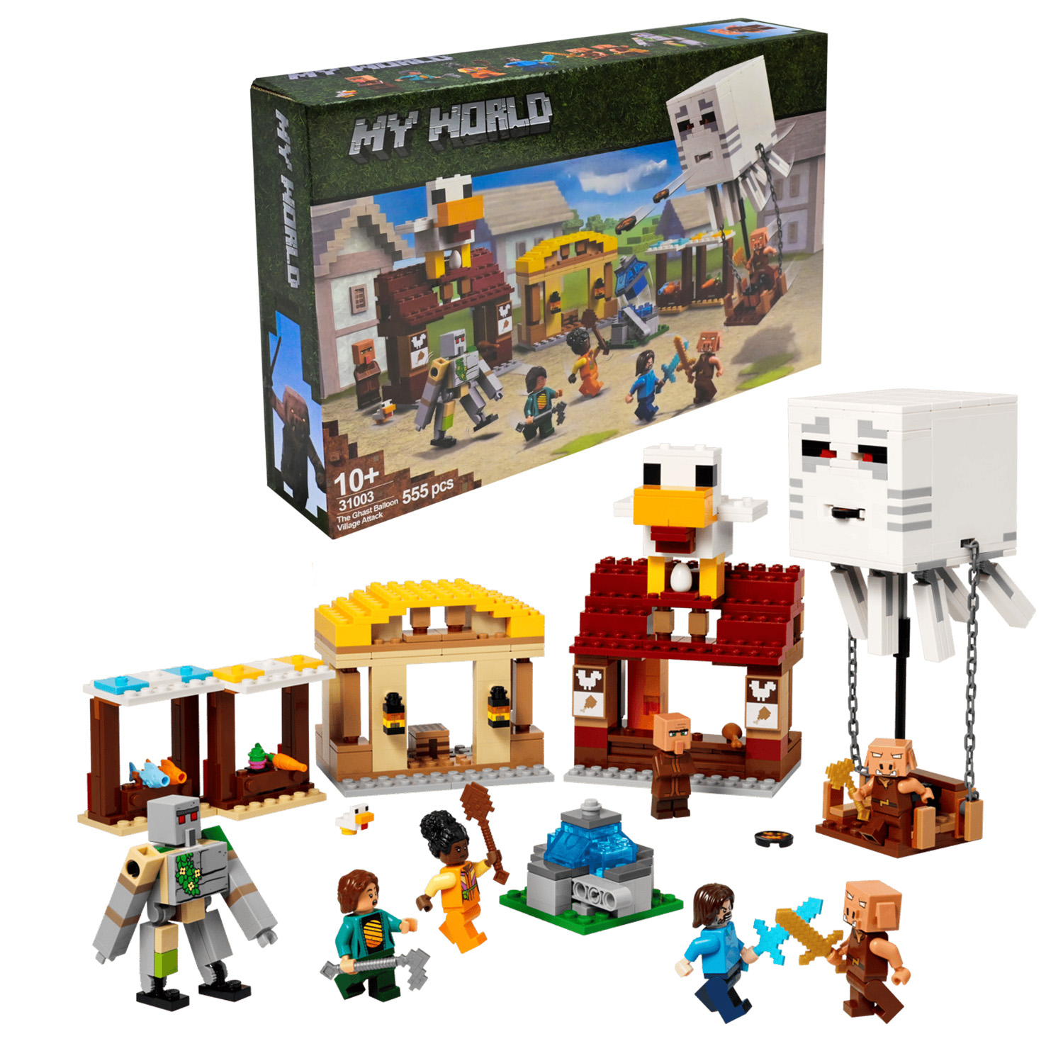 Конструктор арт. 31003 (36шт/2)  555дет., короб. 31*19*6см(КІ)