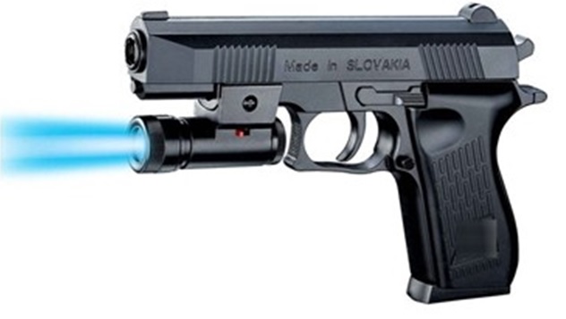 Пистолет K2119-C (120шт/2) батар.,пульки,в коробке 21*14,5см(КИ)