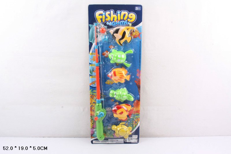 Рибалка арт. 2289B (120шт/2) вудка, 6 рибок, планшет 52*5*19см.(КІ)