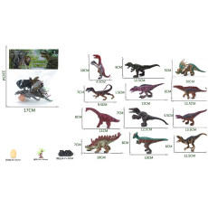 Тварина арт.1369D-5 (240шт/2) динозаври2 вида мікс,3 шт + аксесуари у пакеті 17*22см(КІ)