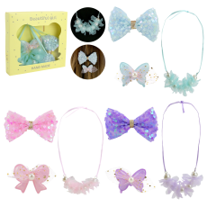 Аксесуари для дівчат арт. CN301 (300шт) намисто, заколки 3 види  короб. 15*15*2(КІ)