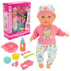 Пупс "Чудо Малюк" арт. PL-524-105 (24шт/2)   м'яконабивний, муз, аксес короб. 25*10*33 см(КІ)