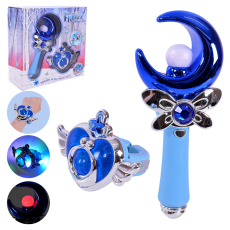 Чарівна паличка арт. 83322 (48шт/2)  батар. світло, звук короб. 23*9*22 см(КІ)