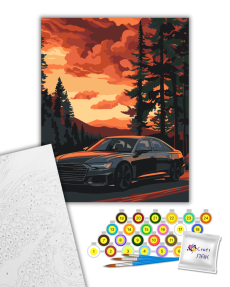 Набір для розпису "Комфортна поїздка" 40*50 см														