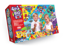 Набір креативної творчості "4в1 BIG CREATIVE BOX" укр. (4), BCRB-01-01(Пок)																			