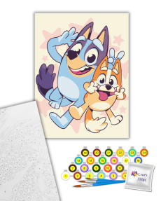 Набір для розпису "Пес Блуі" 30*40 см														