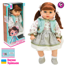 Лялька "Маленька Пані" арт. PL-525-110 (12шт) батар. озвучено українською,м'яконабивна,(КІ)