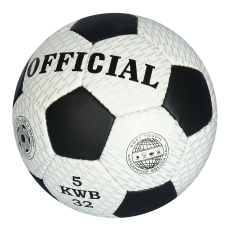 М'яч футбольний OFFICIAL 2500-207 (30шт) розмір 5, ПУ1,4мм, ручна робота, 420-430г, в кульку