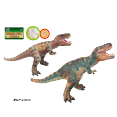 Животные Q9899-511A (24шт/2)Динозавры,2 вида,звук,резина с силиконовой ватой/наполнителем, в пакете 
