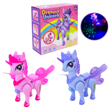 Кінь арт. QF07-14 (60шт/2)  батар. мікс видів, світло, звук ходить короб. 22*8*27см(КІ)