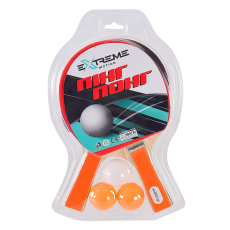 Теніс настільний арт. TT24176 (50шт) 2 ракетки, 3 м'ячики, слюда, товщина 7 мм(КІ)