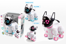 Робот-кошка 8201 (24шт/2)батар.,свет,звук,в коробке(КИ)