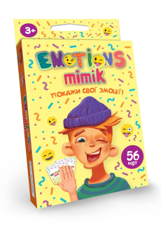 Карткова гра "Emotions Mimik" укр. (32)(Пок)