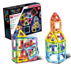 Конструктор магнітний IBLOCK арт. PL-923-526 (48шт/2) 30дет., короб. 28*5*24,2см(КІ)