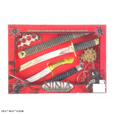 Ігровий набір арт. 8508/8512 (48шт/2) 2 види,зброя ніндзя у короб.40*28*4,5см(КІ)