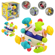 Брязкальце-прорізувач арт. PL-724-91 (60шт)"Сонячний зайчик", тактильна(КІ)