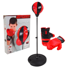 Іграшковий набір BB114 (143881/1) (12шт) боксерський,надувна груша 20 см на стійці (67-102см),(КІ)