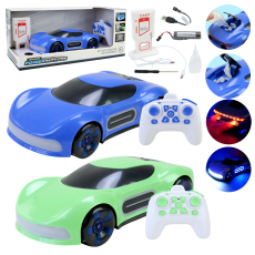 Машина р/к арт. PM3413 (18шт) "POWERMOTORS"2 кольори акум,світло,звук,пар,заряд.станція,пульт(КІ)