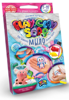 Набір креативної творчості "Пластилінове Мило "PLAY CLAY SOAP" малий укр (32)(Пок)