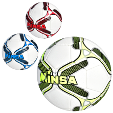 М'яч футбольний MS 3462 (30шт) розмір 5, TPE, 400-420г, 3 кольори, в кульку