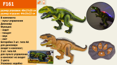 Животное на р/у F161 (1582058) (12шт)Динозавр,2 цвета, пульт, свет,звук,ходит,танцует, в коробке47*1