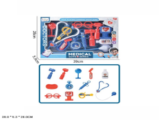 Лікар набір арт. 502-234 (60шт/2)   стетоскоп, шприц, аксес короб. 39*5,3*28(КІ)