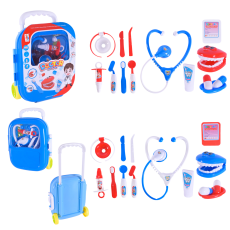 Лікар набір арт.SD169-265A/B (36шт/2) мікс 4 види.Стоматолог, аксес валіза 28*11*34см(КІ)