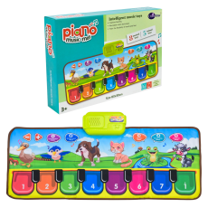 Килимок муз.арт.757-10 (72шт/2) звуки тварин музика, ноти, р-н 80*30см, короб. 26,8*18,6*4,7см(КІ)