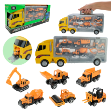 Трейлер із машинками арт. PS006-4 (36шт) короб. 34,5*14,9*9,5см(КІ)