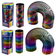 Пружинка "Веселка" арт. YD2547 (288шт/2) 2 кольори мікс, р-р 5*5*15см, короб.5,3*5,3*15,(КІ)