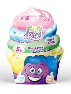 В'язка маса "Fluffy Slime" пакет 500 г рос (12)(Пок)