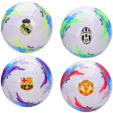 М'яч футбольний FB20127 (30 шт) №5,PU,5 кольорів, 310 грам(КІ)