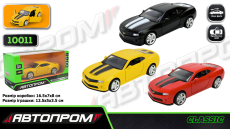 Іграшка машина мет.  арт. 10011 (48шт/2)  5 inch,3 кольори 2013 Chevrolet Camaro SS, відкр.(КІ)