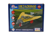Конструктор металевий «Літак-невидимка ТехноК», арт.4869 (ІФ)