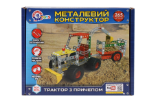 Конструктор металевий «Трактор з причепом ТехноК», арт. 4876(ІФ)