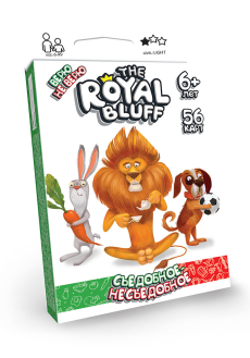 Карткова гра "The ROYAL BLUFF " їстівне неїстівне" укр. (32) (Пок)